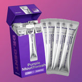 DR.DENT Purple Mouthwash - Sachets 20 Pack - Peroxide-Free - Alcohol Free - Vegan Mint — image 1