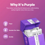 DR.DENT Purple Mouthwash - Sachets 20 Pack - Peroxide-Free - Alcohol Free - Vegan Mint — image 7