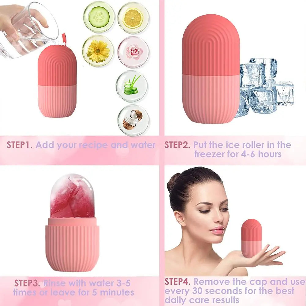 Ice Face Roller, DIY Face Massage Roller, Soothing Facial Ice Roller for Face, Eyes & Joints, Ice Compress Skin Care Tool for Women & Men, Facial Care Tools, Beauty Tools, Home Beauty Tool, Lightweight — image 6