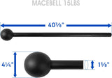 Steel Mace Bell for Strength Training, Support Full Body, Muscles, Shoulder, Grips & Forearms Workouts, Stretching 5, 7, 10, 15, 20, 25, 30 LB for Woman & Man — image 2