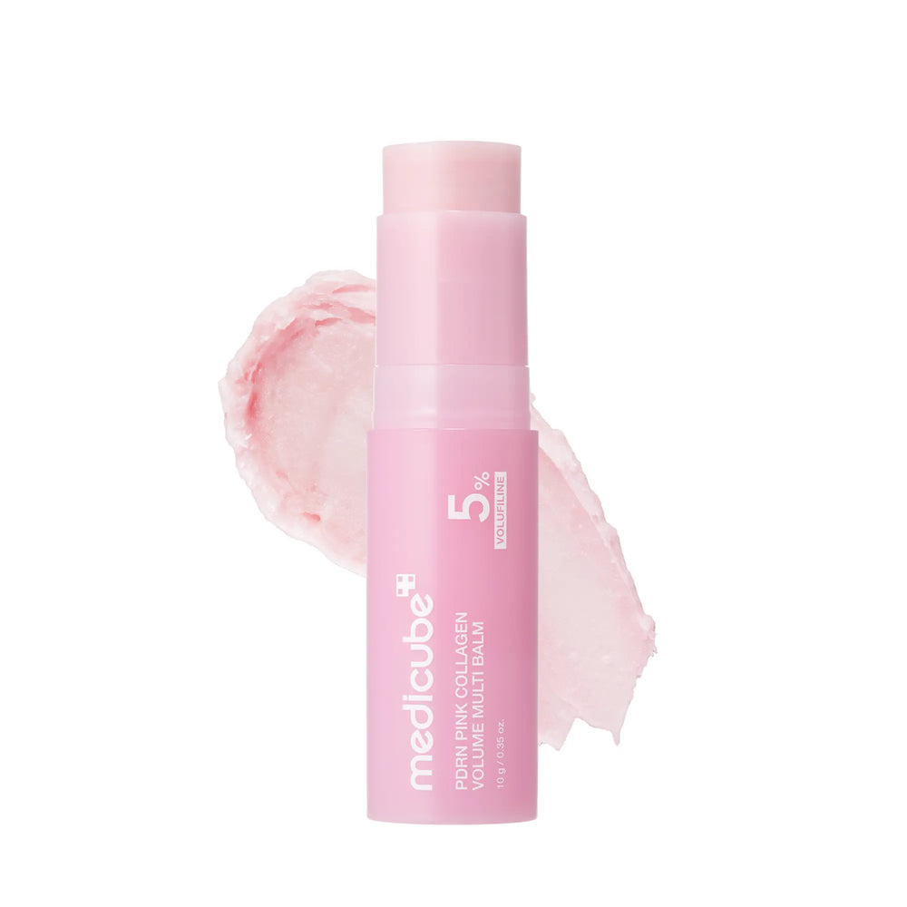 [Medicube] PDRN Pink Collagen Volume Multi Balm | All in One Volufiline, PDRN, NAD Stick for Youthful-Looking, Helping Look of Fine Lines, Firming Care, Anti-Aging Care | for Under-Eyes, Neck, Forehead, Smile Lines, Lip Care | Korean Skincare — image 1