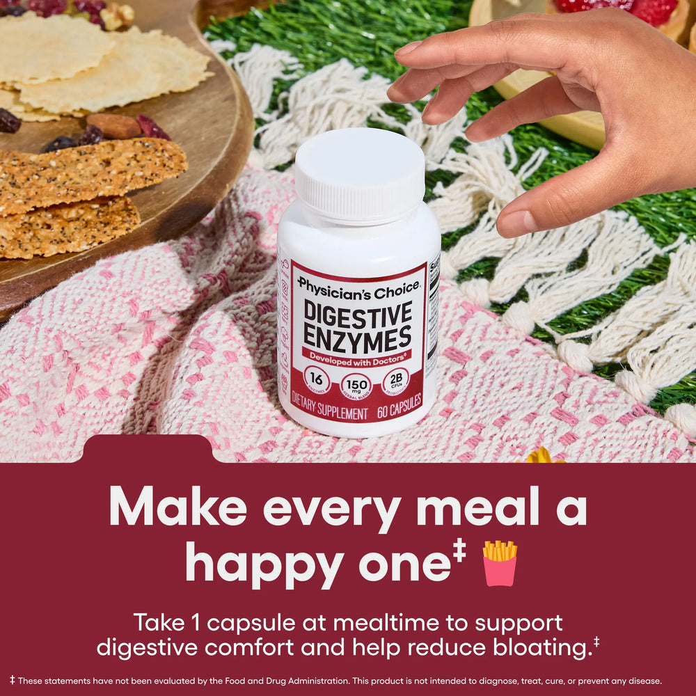 Physician'S Choice Digestive Enzymes - Bloating & Mealtime Discomfort Support with Probiotics + Prebiotics for Digestion & Gut Health — image 3