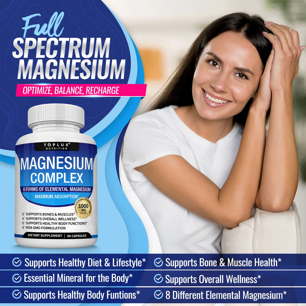 Toplux Magnesium Complex 8 Essential Magnesium Supplement — image 3