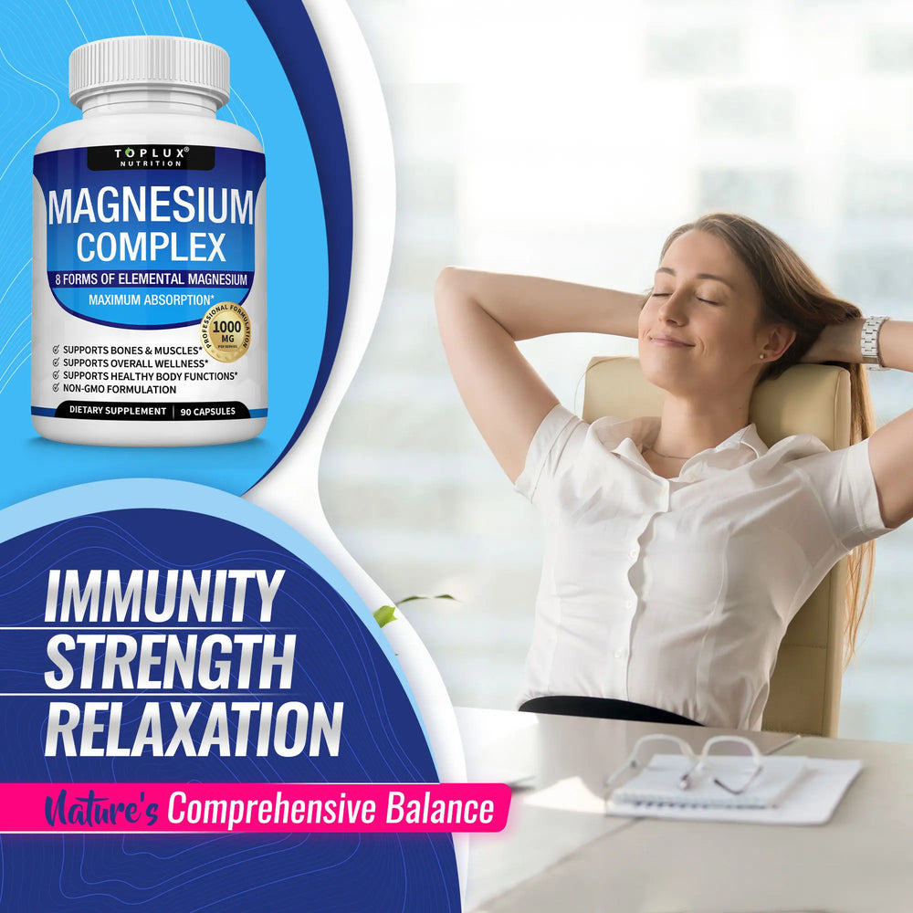 Toplux Magnesium Complex 8 Essential Magnesium Supplement — image 7