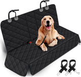 Dog Car Seat Cover, Back Seat Cover for Dogs Pet Car Seat Protector | Waterproof Rear Seat Cover Durable Car Seat Cover, Fits Middle Armrest for Most Cars Suvs Trucks (53” Width)- Black — image 1