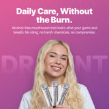 DR.DENT Purple Mouthwash - Sachets 20 Pack - Peroxide-Free - Alcohol Free - Vegan Mint — image 2
