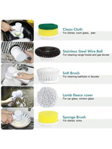 Electric Spin Scrubber Cordless Spin Scrubber with 5 Replaceable Brush Heads Electric Cleaning Brush Cleaning Tools — image 6