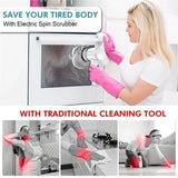 Electric Spin Scrubber Cordless Spin Scrubber with 5 Replaceable Brush Heads Electric Cleaning Brush Cleaning Tools — image 5
