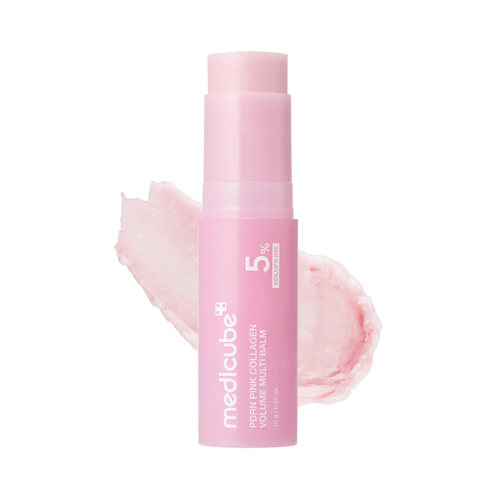 [Medicube] PDRN Pink Collagen Volume Multi Balm | All in One Volufiline, PDRN, NAD Stick for Youthful-Looking, Helping Look of Fine Lines, Firming Care, Anti-Aging Care | for Under-Eyes, Neck, Forehead, Smile Lines, Lip Care | Korean Skincare — image 2
