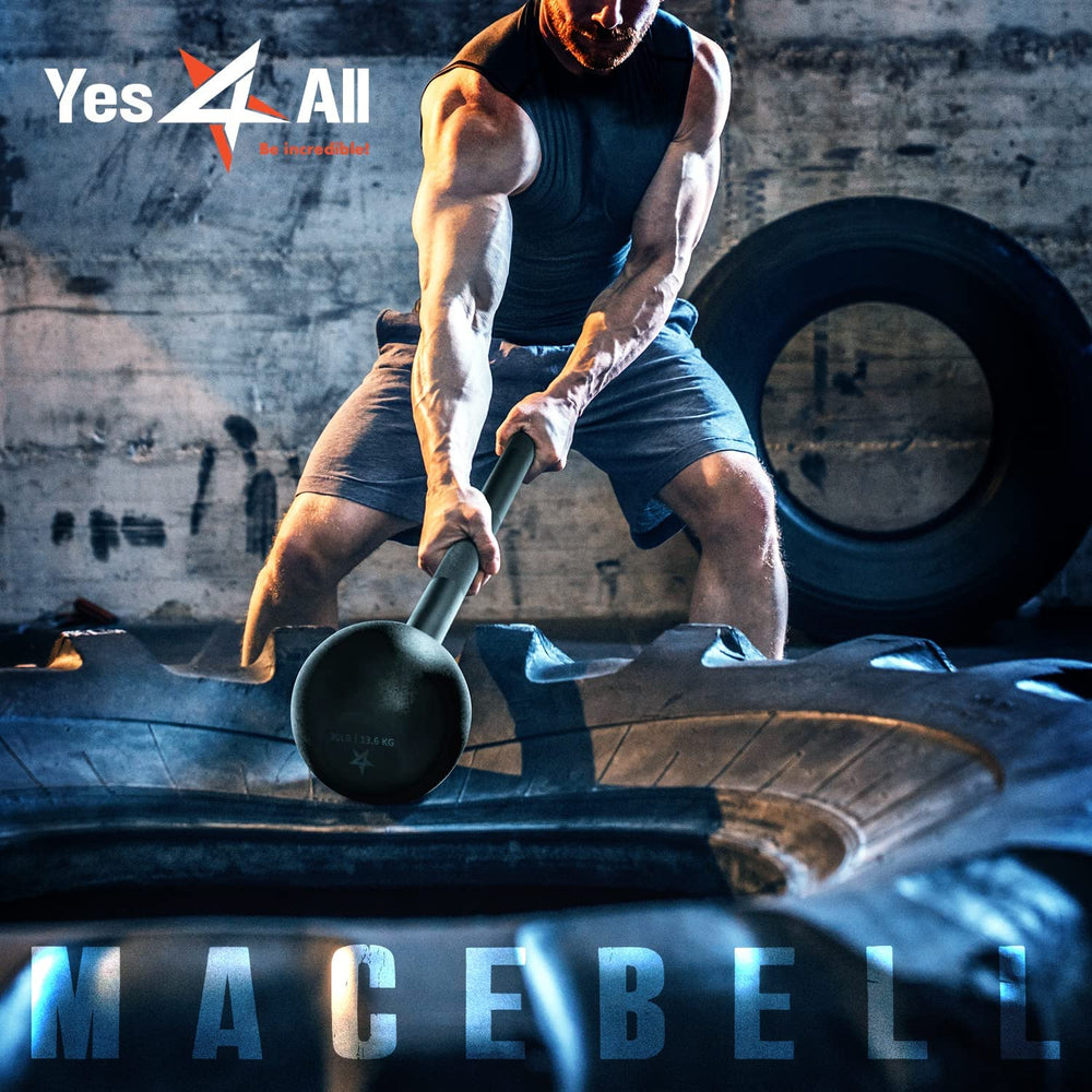 Steel Mace Bell for Strength Training, Support Full Body, Muscles, Shoulder, Grips & Forearms Workouts, Stretching 5, 7, 10, 15, 20, 25, 30 LB for Woman & Man — image 7