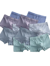 Men'S "VIP" Letter Solid Breathable Boxer Briefs, Regular Fit Casual Stylish Panties, Fashion Comfortable Underwear Set, Summer Outfits 2024 — image 5