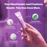 DR.DENT Purple Mouthwash - Sachets 20 Pack - Peroxide-Free - Alcohol Free - Vegan Mint — image 3