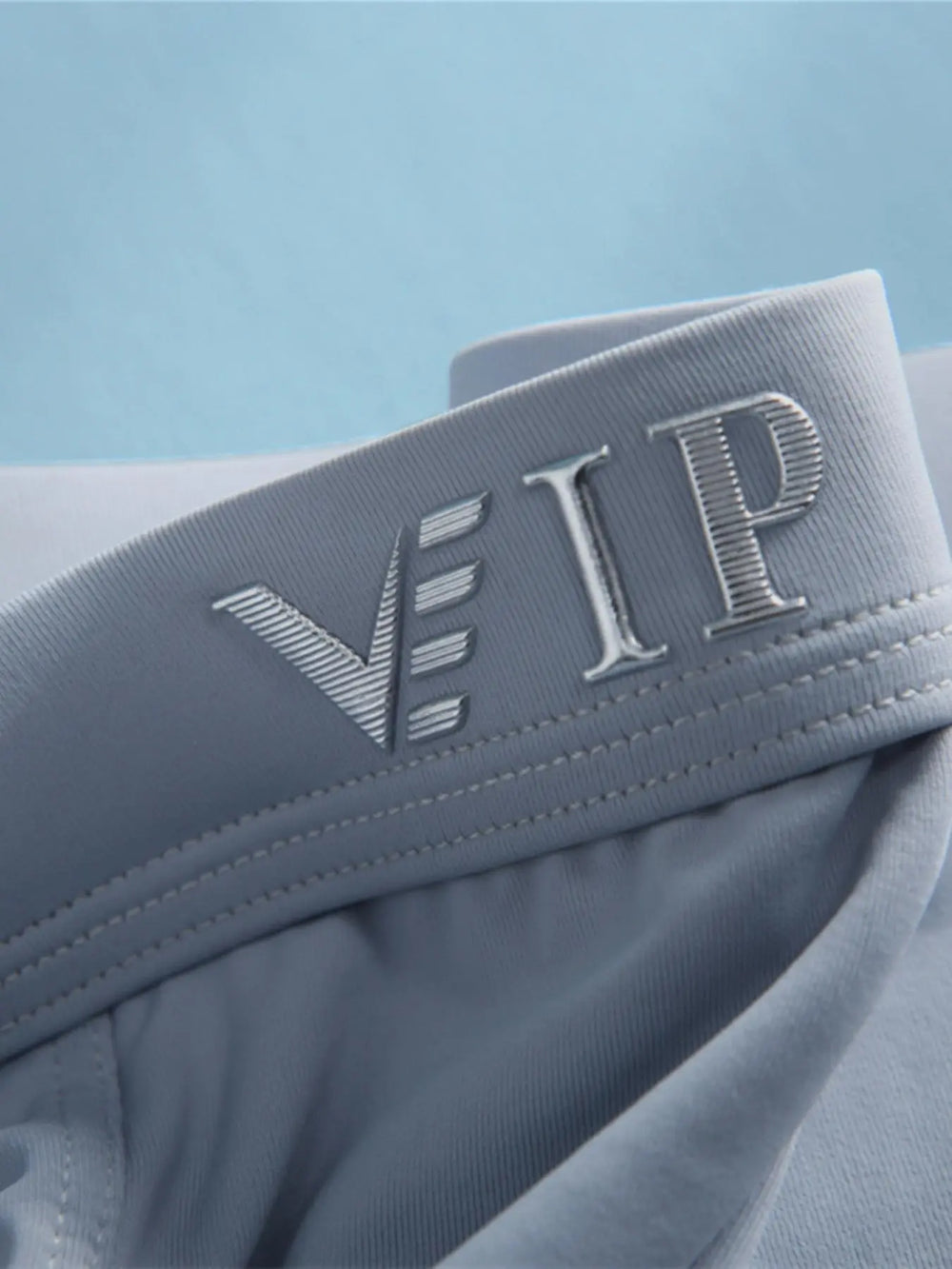 Men'S "VIP" Letter Solid Breathable Boxer Briefs, Regular Fit Casual Stylish Panties, Fashion Comfortable Underwear Set, Summer Outfits 2024 — image 9